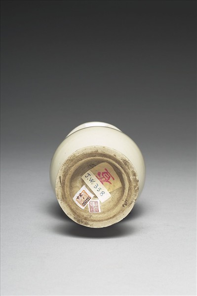 德化窯 白瓷雙耳瓶