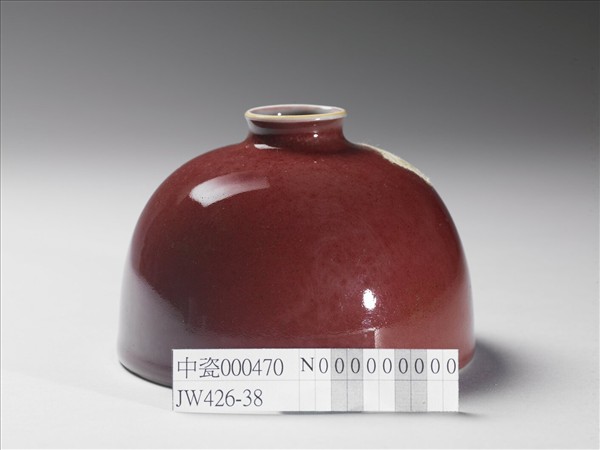 豇豆紅釉太白尊