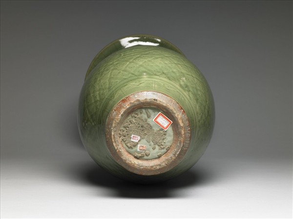 龍泉窯 青瓷鳳尾大瓶