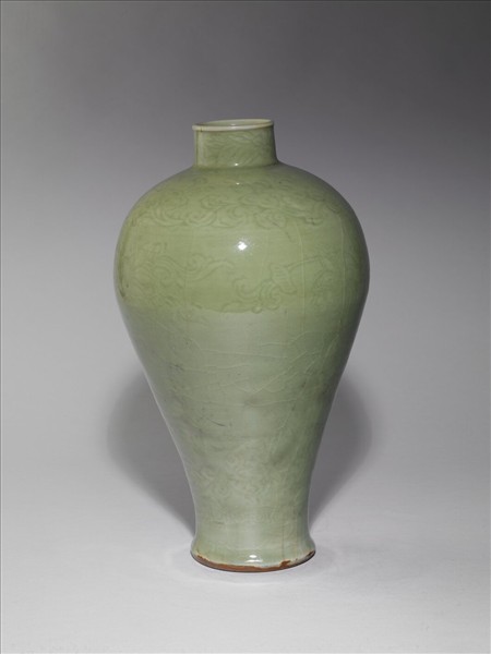 龍泉窯 青瓷梅瓶