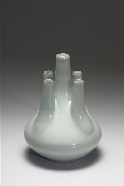 青瓷五管瓶