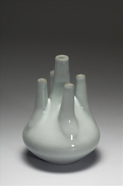 青瓷五管瓶