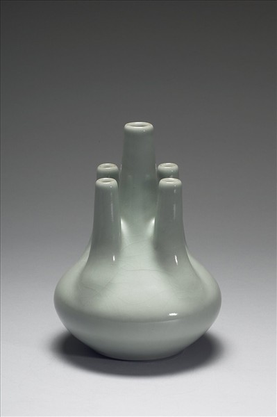 青瓷五管瓶