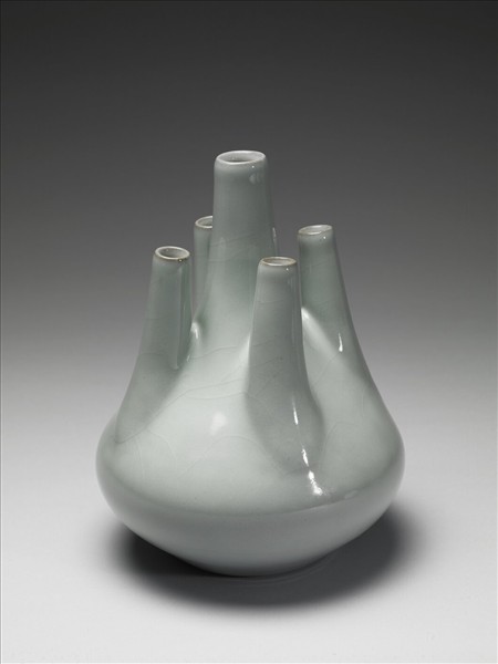 青瓷五管瓶