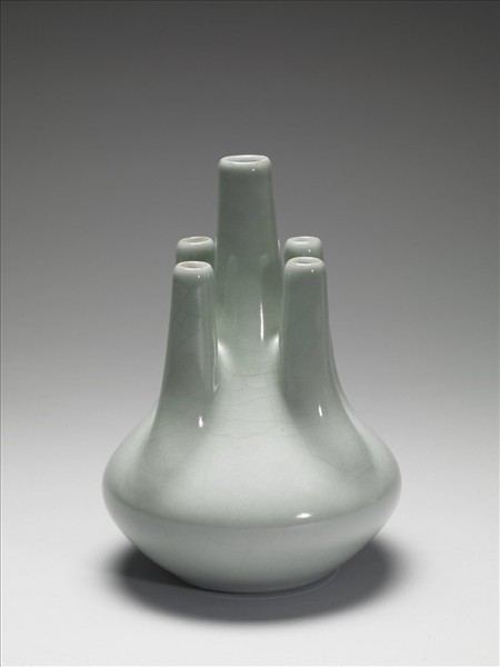 青瓷五管瓶