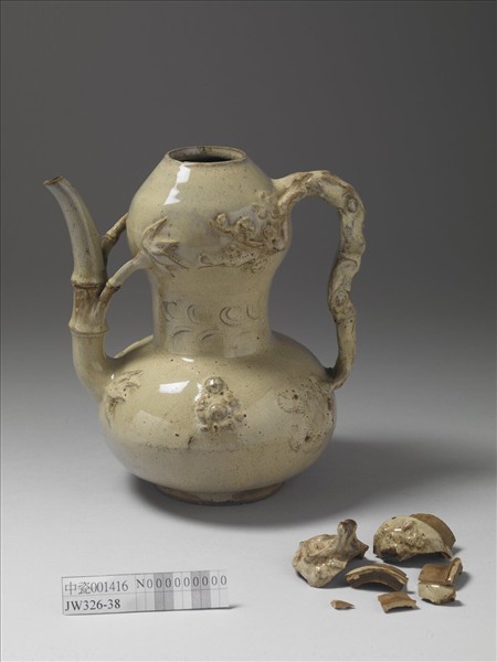 白瓷葫蘆式執壺