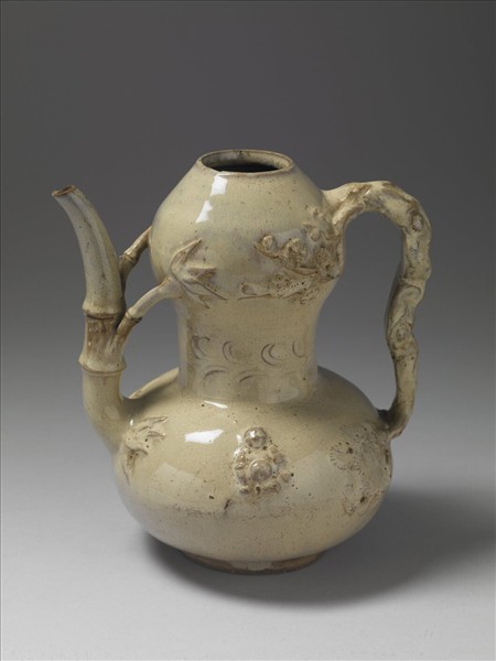 白瓷葫蘆式執壺