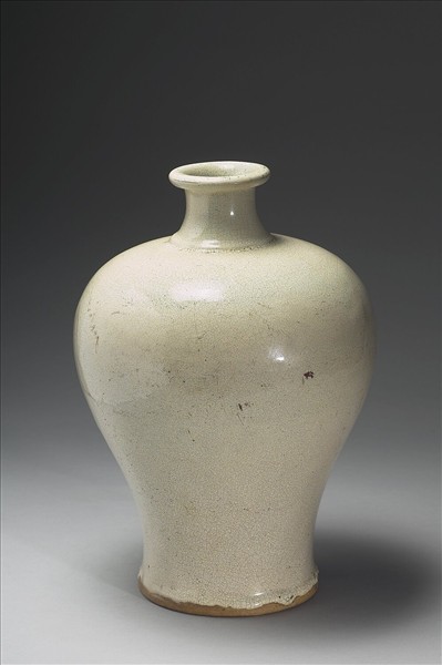 石灣窯 白瓷梅瓶