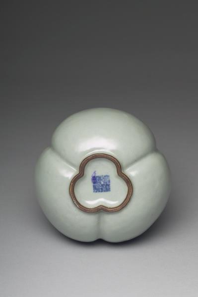 冬青釉三連葫蘆瓶