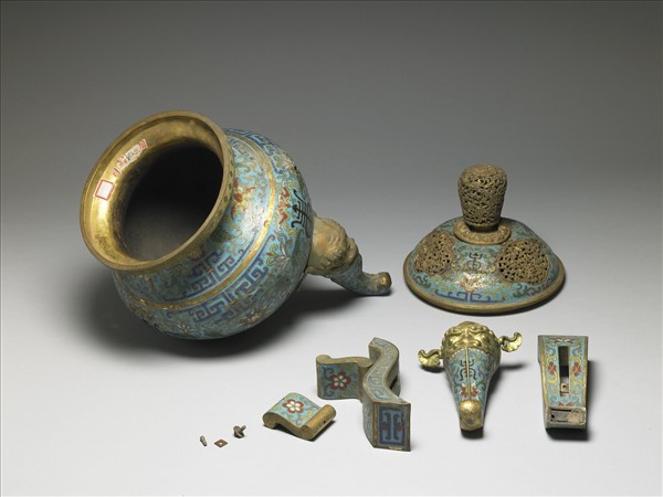 掐絲琺瑯鼎式爐