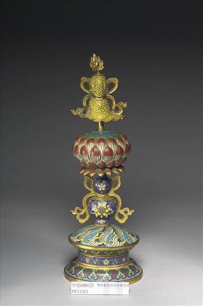 掐絲琺瑯八吉祥（幢傘）