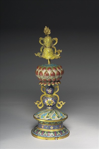 掐絲琺瑯八吉祥（幢傘）