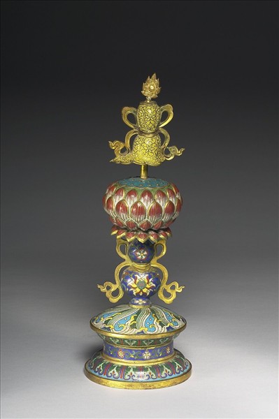 掐絲琺瑯八吉祥（幢傘）