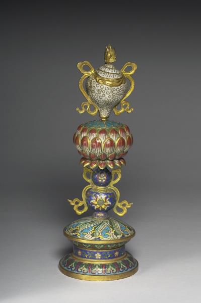 掐絲琺瑯八吉祥（寶螺）