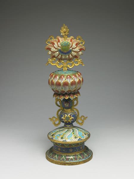 掐絲琺瑯八吉祥（蓮花）