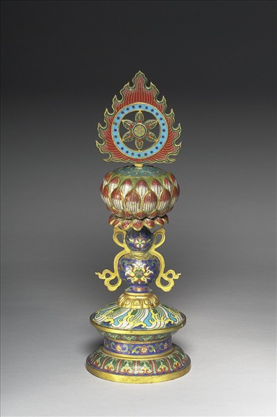 掐絲琺瑯八吉祥（法輪）