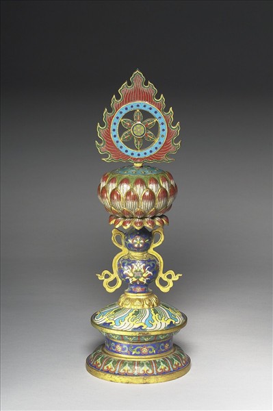 掐絲琺瑯八吉祥（法輪）