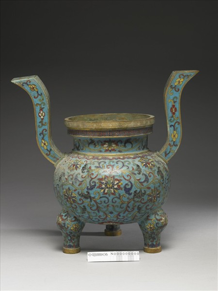 掐絲琺瑯香爐（五供）