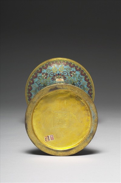 掐絲琺瑯瓶（五供）