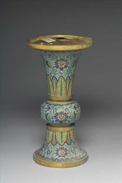 掐絲琺瑯瓶（五供）