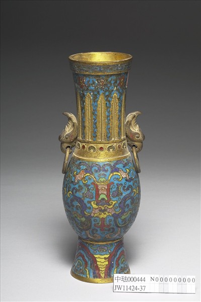 掐絲琺瑯瓶（五供）