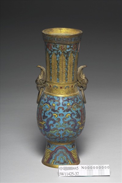 掐絲琺瑯瓶（五供）