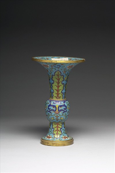 掐絲琺瑯瓶（五供）