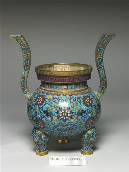 掐絲琺瑯爐(五供)