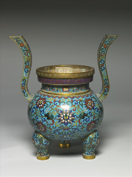 掐絲琺瑯爐(五供)