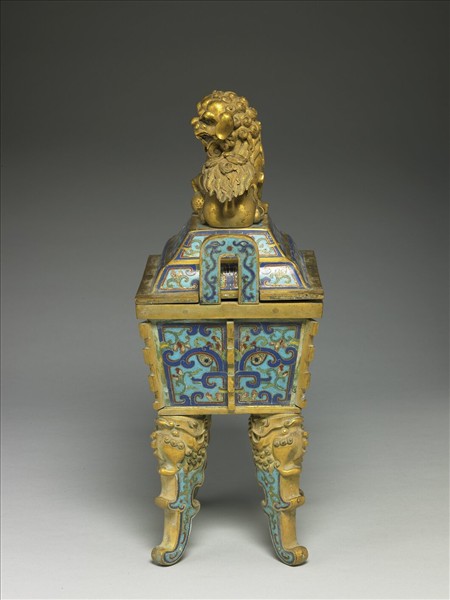 掐絲琺瑯爐(五供)