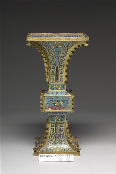 掐絲琺瑯瓶(五供)