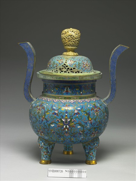 掐絲琺瑯爐(五供)