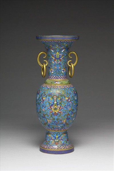 掐絲琺瑯瓶(五供)