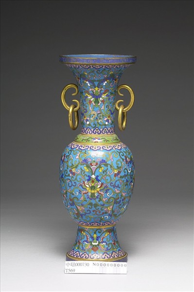 掐絲琺瑯瓶(五供)