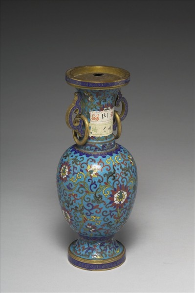 掐絲琺瑯瓶（五供）