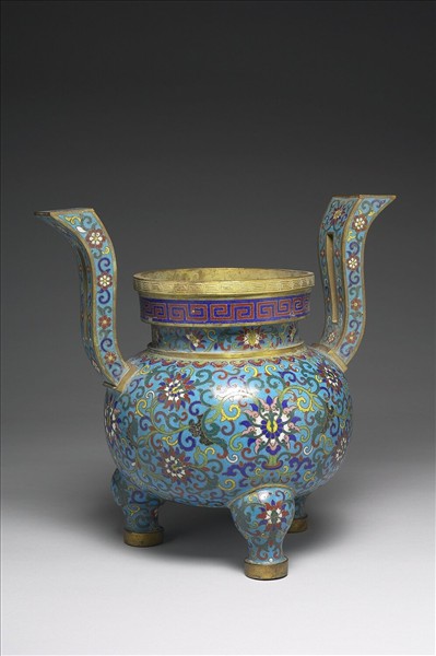 掐絲琺瑯香爐（五供）