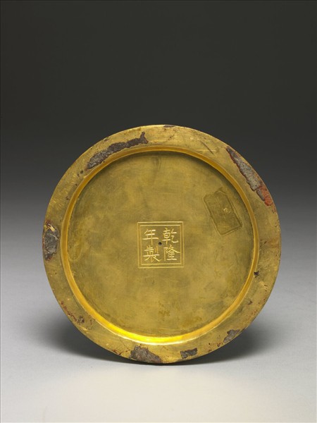 掐絲琺瑯燭台（五供）