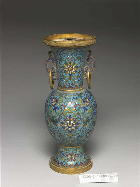 掐絲琺瑯瓶（五供）