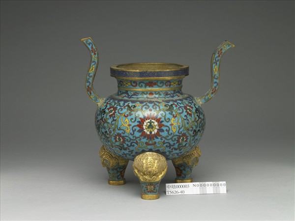 掐絲琺瑯爐（五供）