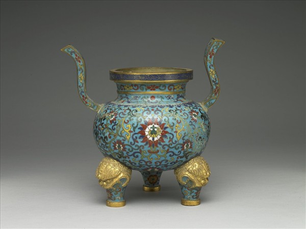 掐絲琺瑯爐（五供）