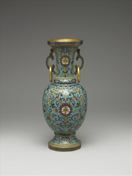 掐絲琺瑯瓶（五供）