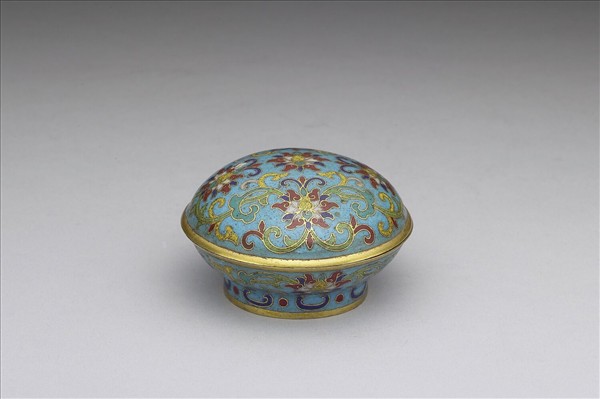 掐絲琺瑯盒