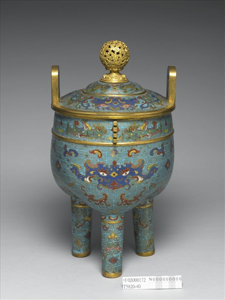 掐絲琺瑯鼎