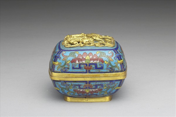 掐絲琺瑯盒