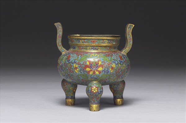 掐絲琺瑯爐（五供）