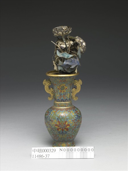 掐絲琺瑯瓶（五供）