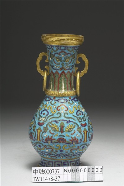 掐絲琺瑯瓶(五供)