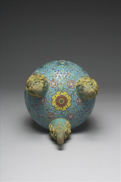 琺瑯香爐（五供）