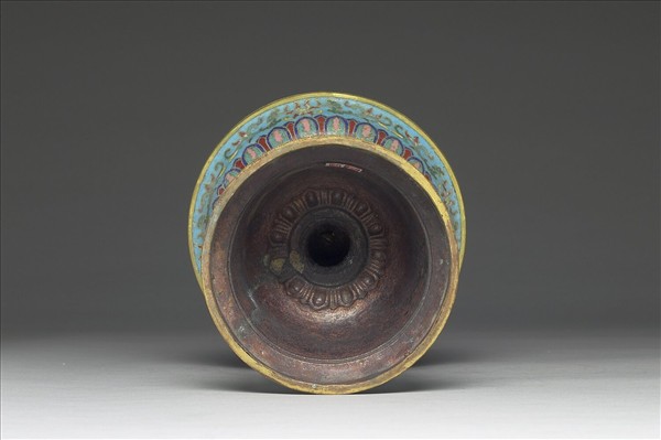 琺瑯燭台（五供）