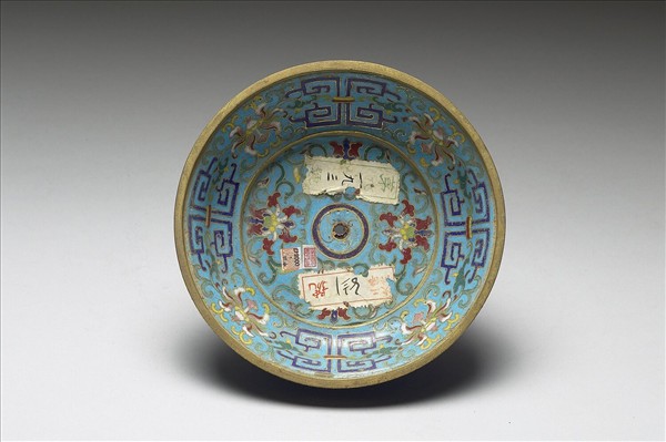 琺瑯燭台（五供）